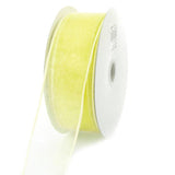 Sheer Chiffon Ribbon Wired Edge, 1-1/2-inch, 25-yard