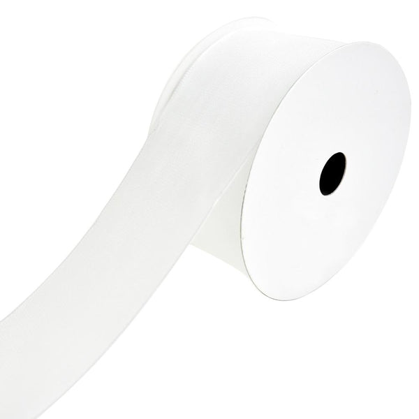 Premium Dream Wired Ribbon, Made in Germany, 1-1/2-Inch, 3-Yard, White