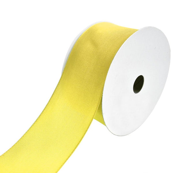 Premium Dream Wired Ribbon, Made in Germany, 1-1/2-Inch, 3-Yard, Bright Yellow