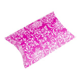 Damask Print Pillow Boxes Favors, 3-Inch, 12-Piece