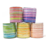 Premium Pastel Multicolored Raffia, Made in Germany, 55-Yard