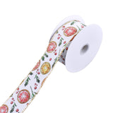 Citrus and Berries White Wired Ribbon, 1-1/2-Inch, 10-Yard