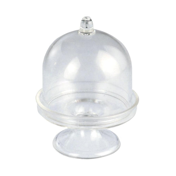 Clear Acrylic Mini Cake Stand, 3-3/4-Inch, 12 Piece