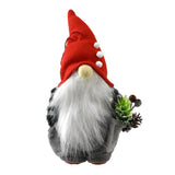 Christmas Gnomes Plaid Flannel Plush Ornaments, 7-Inch, 3-Piece