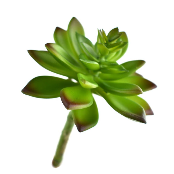 Artificial Green Prince Succulent, Green, 6-1/2-Inch