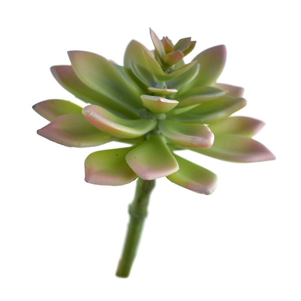 Artificial Green Prince Succulent, Light Green, 6-1/2-Inch