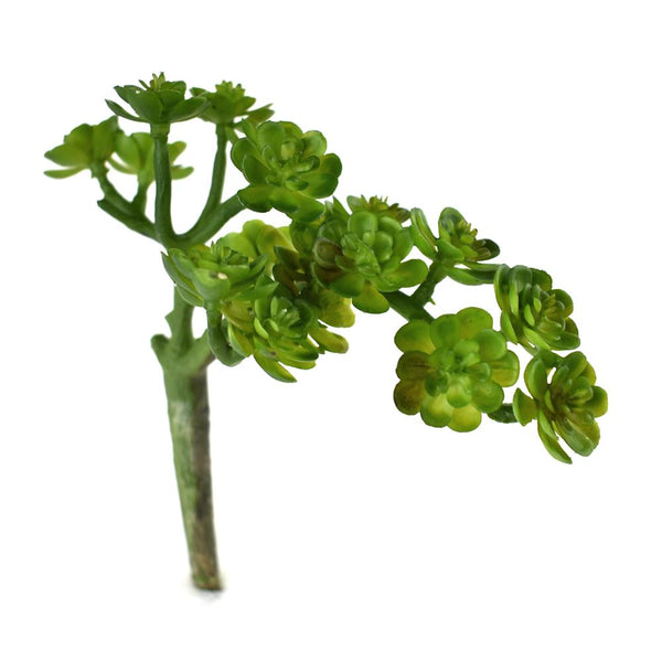 Artificial Bush Succulent Pick, Green, 6-Inch