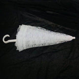 White Lace Parasol Umbrella Bridal Accessories