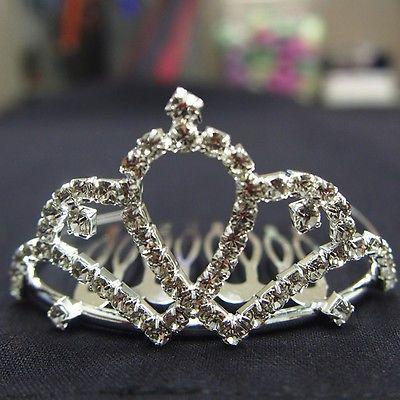 Wedding Rhinestone Tiara Comb Hairpiece, 1-1/2-inch, Desert Cactus