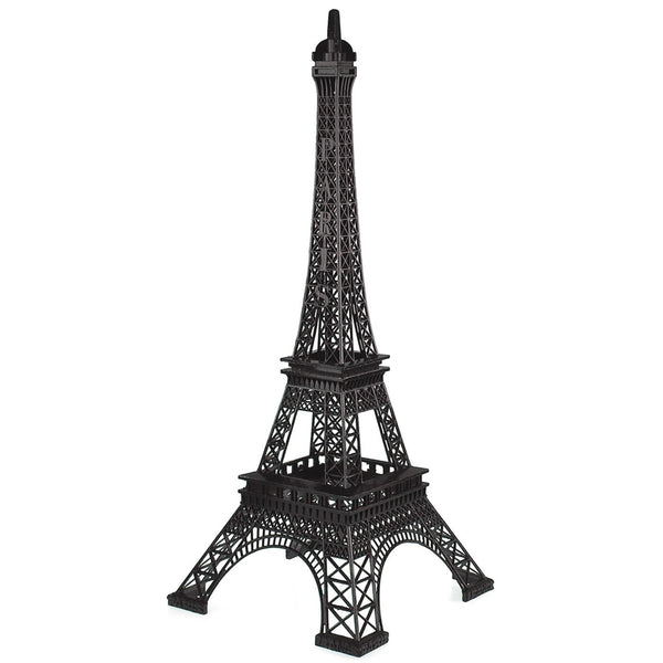 Metal Eiffel Tower Paris France Souvenir, 20-inch, Black