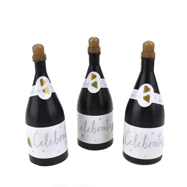 Champagne Celebration Bubbles, 3-1/2-Inch, 3-Count