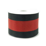 Stripe Sport Theme Ribbon Wired Edge, 2-1/2-Inch, 10-Yard