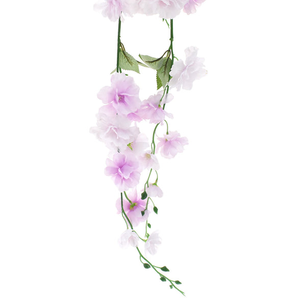 Artificial Wisteria Hanging Flowers Spray, Lavender, 45-Inch