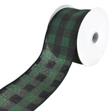 Buffalo Plaid Wired Ribbon, 2-1/2-Inch, 10-Yard