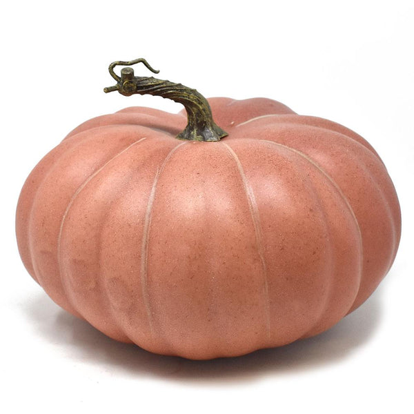 Fall Artificial Pumpkin Decorations, 7-Inch, Pink