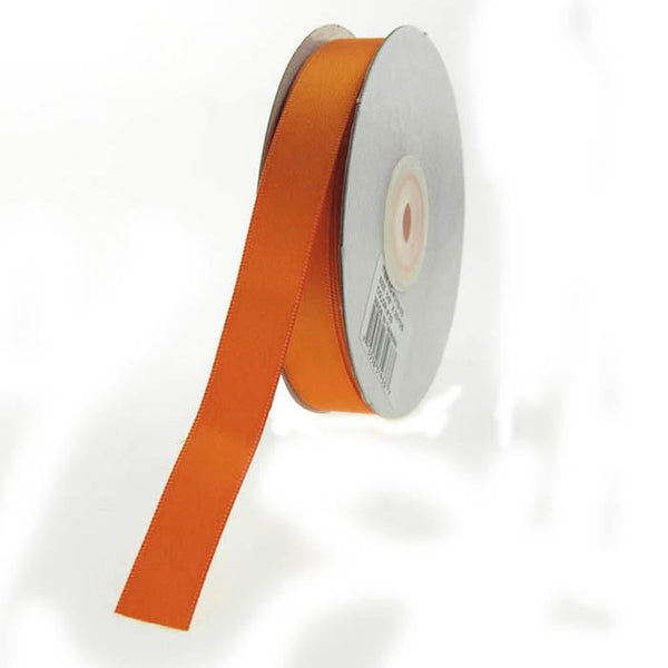 Double Faced Satin Ribbon, 5/8-inch, 25-yard, Orange