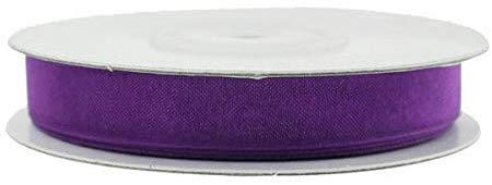 Sheer Organza Ribbon, 3/8-inch, 25-yard, Purple