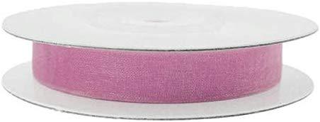 Sheer Organza Ribbon, 3/8-inch, 25-yard, Rosy Mauve