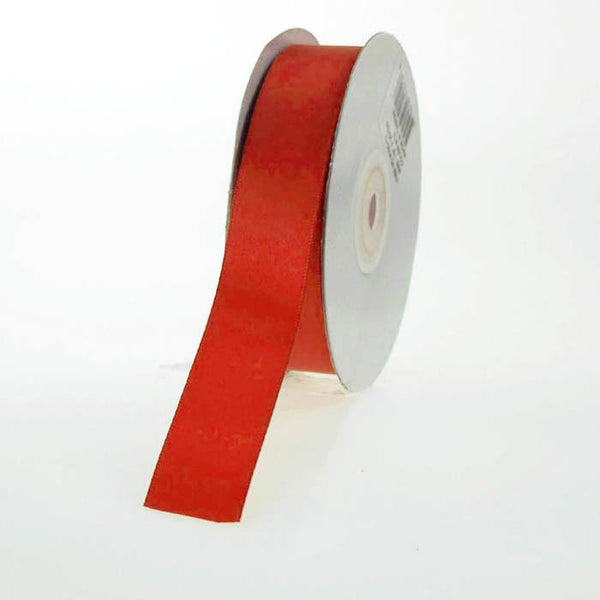 Double Faced Satin Ribbon, 7/8-inch, 25-yard, Red