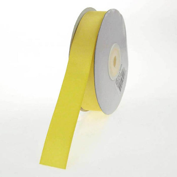 Double Faced Satin Ribbon, 7/8-inch, 25-yard, Yellow