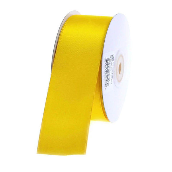 Double Faced Satin Ribbon, 1-1/2-inch, 25-yard, Dark Yellow