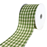 Rustic Picnic Gingham Wired Ribbon, 2-1/2-Inch, 10-Yard