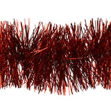 Tinsel Foil Christmas Garland, 6-1/2-Feet - Red