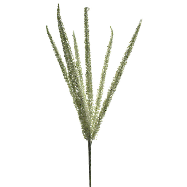 Artificial Glittered Foxtail Stem, 26-Inch