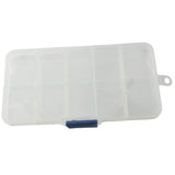 10 Slot Plastic Organizer Box, 5-Inch