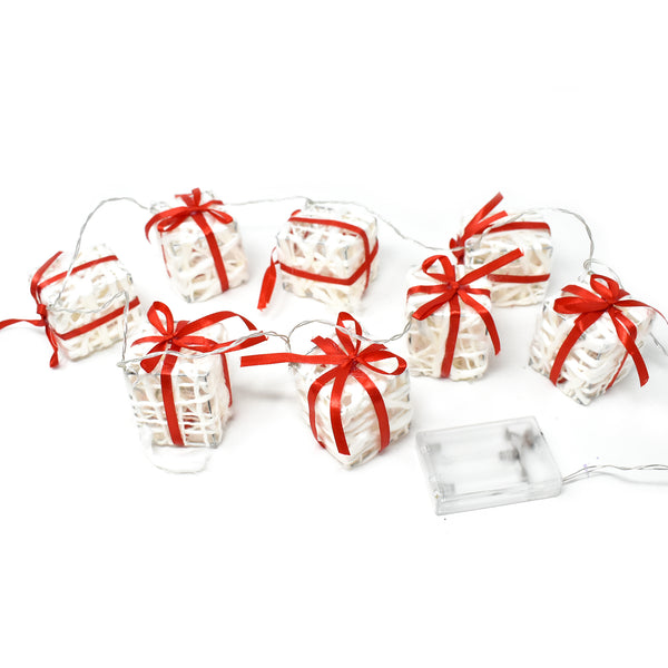 Gift Box Lights Garland, 2-3/4-Inch, 5-Feet