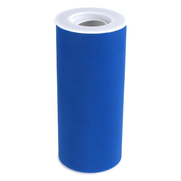 Tulle Spool Roll Fabric Net, 6-Inch, 25 Yards, Royal Blue