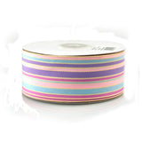 Rainbow Striped Grosgrain Ribbon, 1-1/2-Inch, 25 Yards