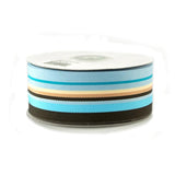 Rainbow Striped Grosgrain Ribbon, 1-1/2-Inch, 25 Yards