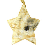 Unfinished Wood Star Christmas Ornament, 3-1/2-Inch