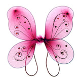 Organza Nylon Butterfly Wings with Glitters, 12-Inch