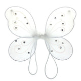 Organza Nylon Butterfly Wings with Glitters, 12-Inch