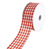 Gingham Canvas Wired Ribbon, 1-1/2-Inch, 10-Yard