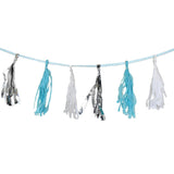 Paper And Tinsel Tassel Garland, 10-Feet