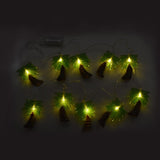 Translucent Plastic Palm Tree Lights Garland, 5-Feet