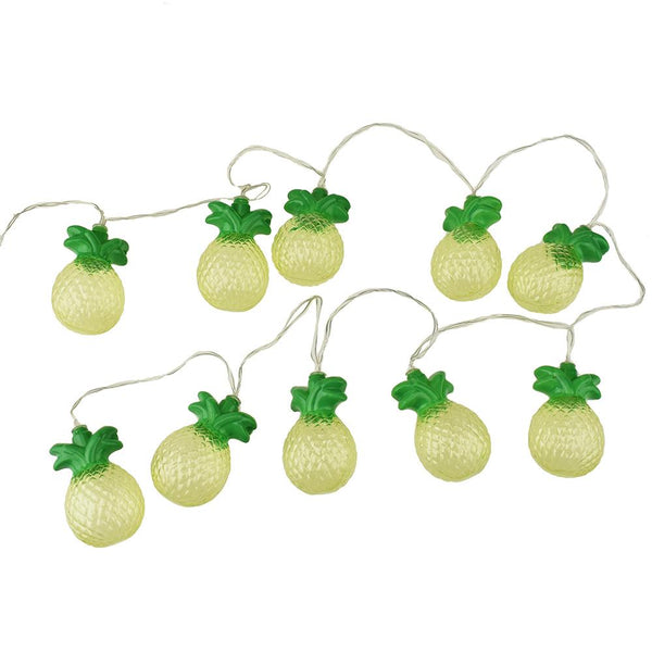 Translucent Plastic Pineapple Lights Garland, 5-Feet