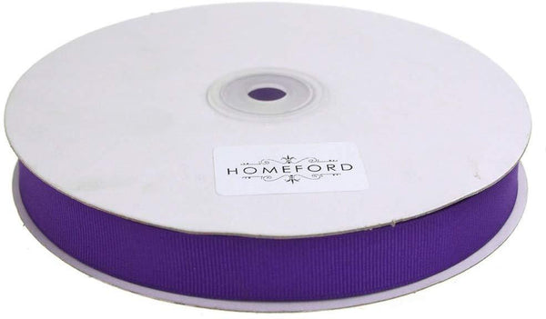 Solid Grosgrain Ribbon, 5/8-Inch, 50 Yards, Purple