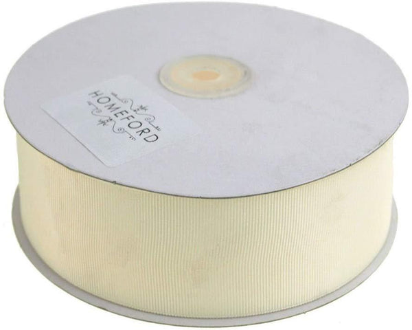 Solid Grosgrain Ribbon, 1-1/2-Inch, 50 Yards, Ivory