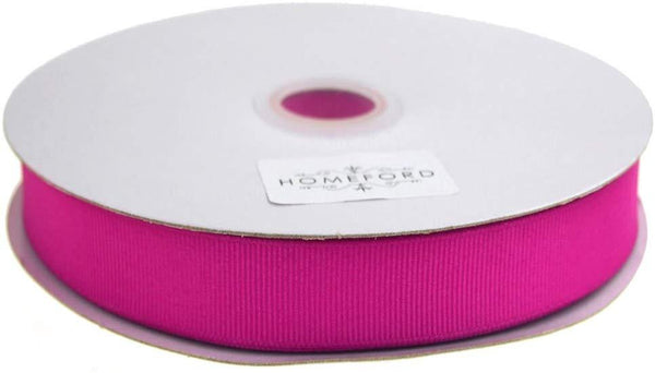 Solid Grosgrain Ribbon, 5/8-Inch, 50 Yards, Fuchsia