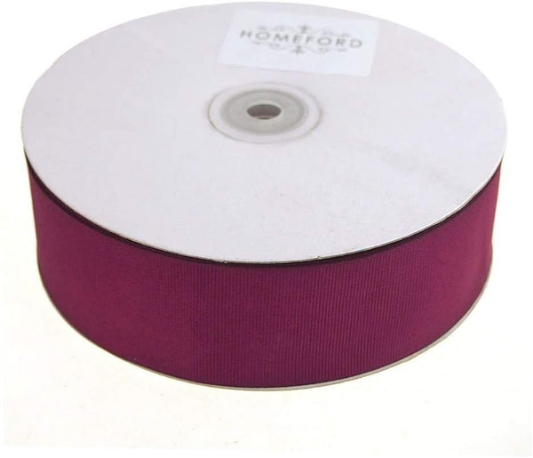 Solid Grosgrain Ribbon, 1-1/2-Inch, 50 Yards, Wine