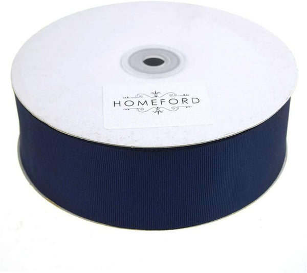 Solid Grosgrain Ribbon, 1-1/2-Inch, 50 Yards, Navy Blue