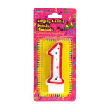 Singing Birthday Candle Number, 2-1/2-Inch