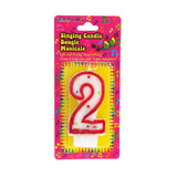 Singing Birthday Candle Number, 2-1/2-Inch