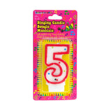 Singing Birthday Candle Number, 2-1/2-Inch