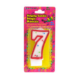 Singing Birthday Candle Number, 2-1/2-Inch