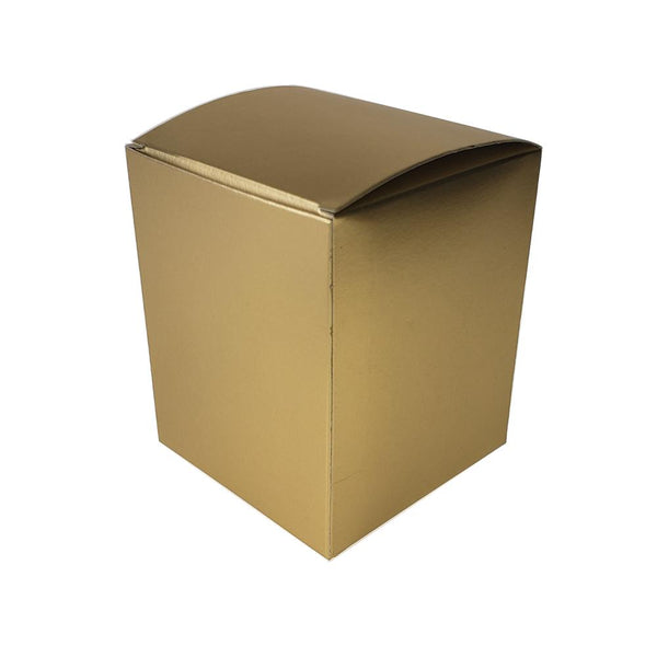 Rectangle Paper Gift Favor Boxes, 4-1/2-Inch, 12-Count, Gold